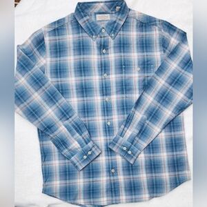 Weatherproof Blue Casual Button Down Shirt
